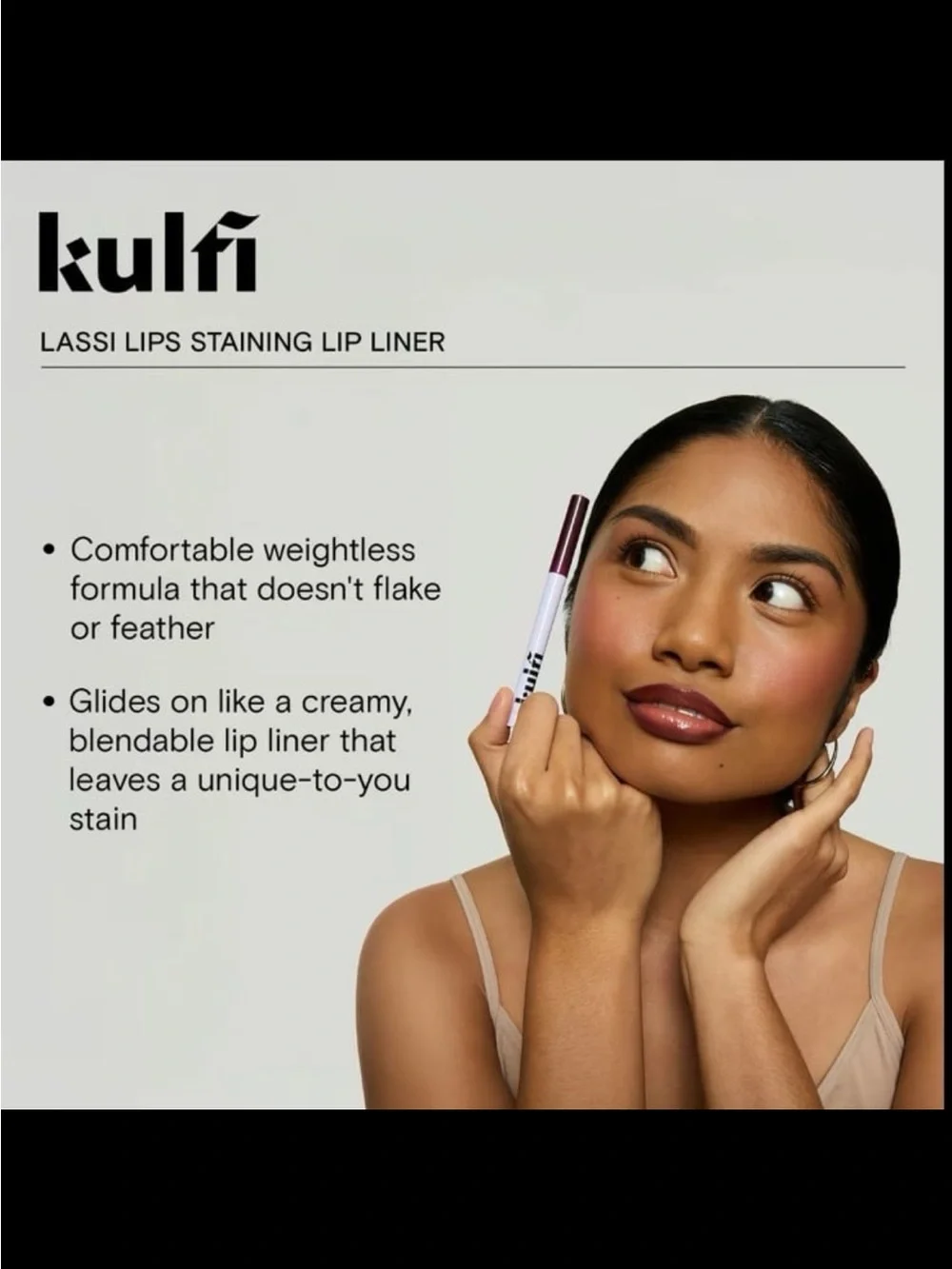Kulfi Lassi Lips Staining Lip Liner Pencil in Chori Chori BNIB